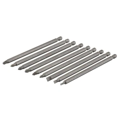 Image of Silverline Extra Long Power Bit Set 9pce 150mm