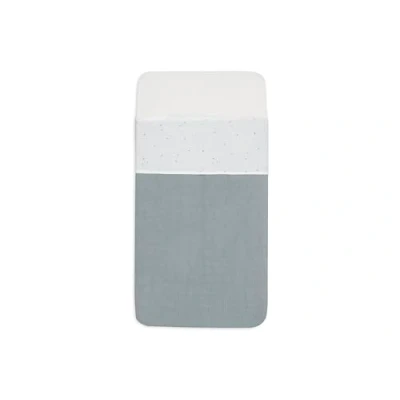 Image of Jollein Children&#039;s Bed Sheet Twinkling, Sea Green 120 x 150 cm 100% Cotton Oeko Tex Certified