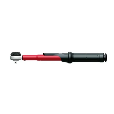 Image of GEDORE red 1/4&quot; 5 25Nm Steel Tube Torque Wrench for Left and Right Hand Thread Red/Black