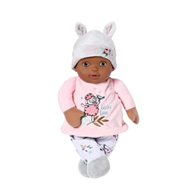 Image of Baby Annabell Sweetie for Babies 706435 30cm Doll with Super Soft Fabric Body &amp; Rattle New born and Infants Includes Built in Hand Washable Suitable from Birth, Multicolor