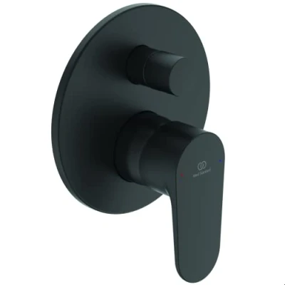 Image of Ideal Standard Cerafine O Bathtub Mixer/Built in Shower Silk Black