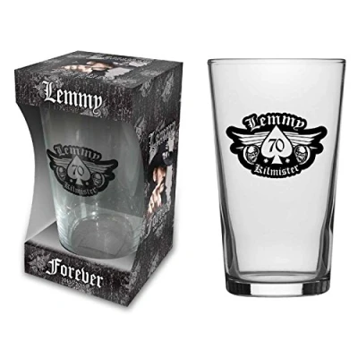 Image of Lemmy Beer Glass Forever Motorhead Official Boxed One Size