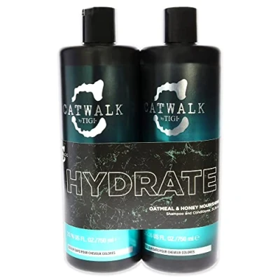 Image of TIGI Catwalk Oatmeal Honey Kit For Unisex 2 Pc 25.36 Oz Shampoo, 25.00 Conditioner
