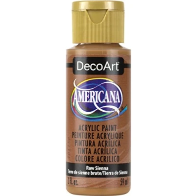 Image of Deco Art Americana Acrylic Multi Purpose Paint, Raw Sienna