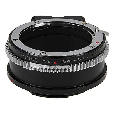 Image of Fotodiox Pro Lens Mount Adapter Compatible with Pentax K AF (KAF) Lenses to Canon RF