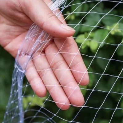 Image of KORERPALL Cat Net for Balcony and Windows, 8 x 6 m, Bird Protection Net, Tight Mesh Balcony, No Drilling, Leaf Pond, Fine (8 m)