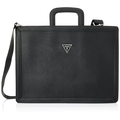Image of GUESS Men CRTS SFFN ECO TP Zip Bag, BLA, One Size