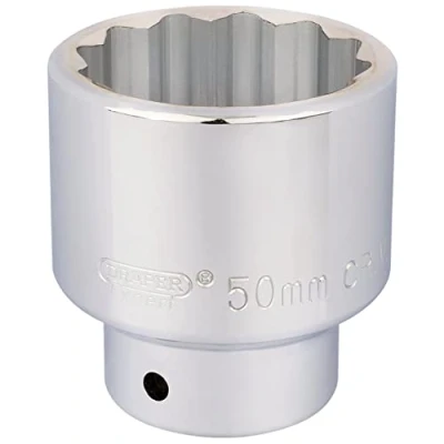 Image of Draper 12 Point Socket, 3/4&quot; Sq. Dr., 50mm