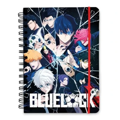 Image of Grupo Erik A5 Notebook Blue Lock Bullet Journal, Notebooks, Notepads A5, Notepad, Dotted Notebook, Journal Bluelock Manga Gifts, Anime Merch
