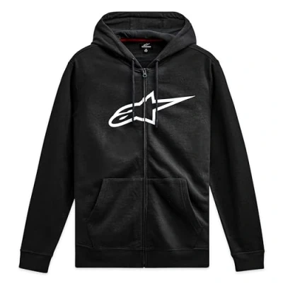 Image of Alpinestars Men&#039;s Ageless Zip Hoodie V3 Sweatshirt, Black White, XL