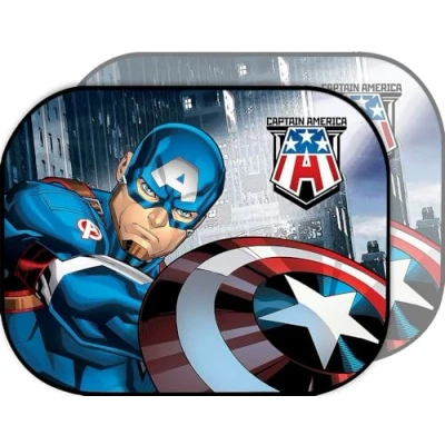 Image of Marvel Captain America Suns Pair of Sunshades Car Sunshade Child Superheroes