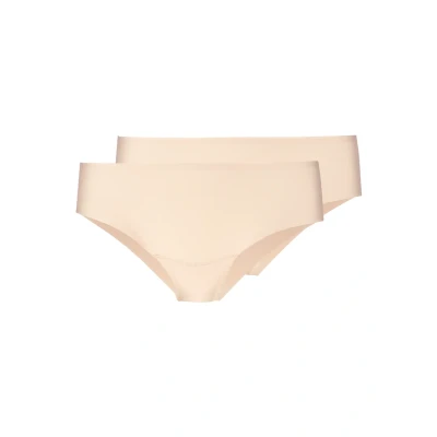 Image of Magic Bodyfashion Dream Invisibles Hipster 2 PACK Briefs, Women&#039;s, Size: XXL, Latte