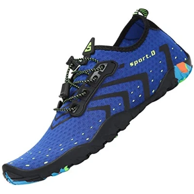 Image of SAGUARO Water Shoes Mens Women Beach for Swim Aqua Sea Wet Blue, Gr.41 EU/7.5 UK