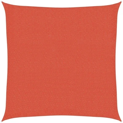 Image of vidaXL Sunshade Sail 160 g/m² Terracotta 3x3 m HDPE