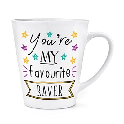 Image of You&#039;re My Favourite Raver Stars 12oz Latte Mug Cup