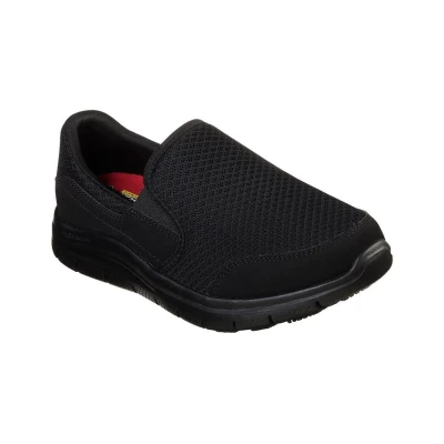 Image of Skechers Women&#039;s Cozard Slip On Trainers, Black Mesh Nubuck Water Stain Repellent Blk, 7 UK