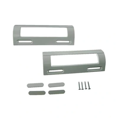 Image of Ufixt 2 x Fits Lec, LG, Logik, Miele, Neff and New World Universal White Fridge Freezer Door Handle 80mm 150mm