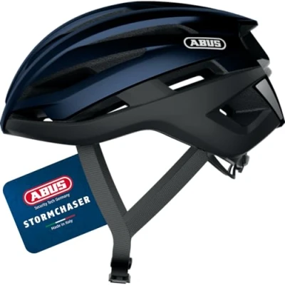 Image of ABUS StormChaser Racing Bike Helmet Lightweight and Comfortable Bicycle for Professional Cycling Women Men Blue, Size S