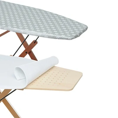 Image of Foppapedretti Ironing Board Cover with Spare Clip, Aluminium Cotton, Multi Coloured, 103 x 52 cm