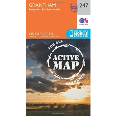Image of Explorer Active 247 Grantham Map With Digital Version