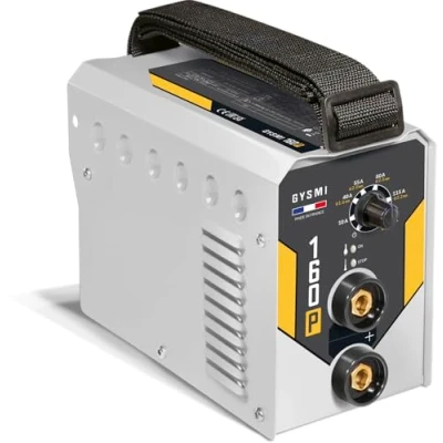 Image of GYS 030077 Gysmi 160P 160 A MMA/Arc And Stick Welder UK Plug, 230 V, Yellow