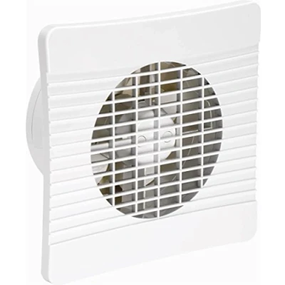 Image of Airvent 435403 Kitchen Extractor Fan 6&quot;/150mm Low Profile/Slimline With Integral Butterfly Style Shutters