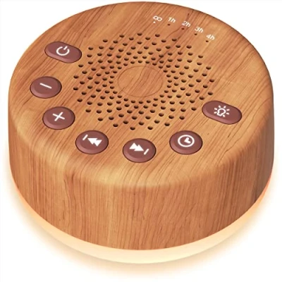 Image of Easysleep Sound Machine White Noise for Baby Adults Kids Sleeping with Night Light 25 Soothing Sounds 32 Volume 5 Timer Memory Function Home Office Travel
