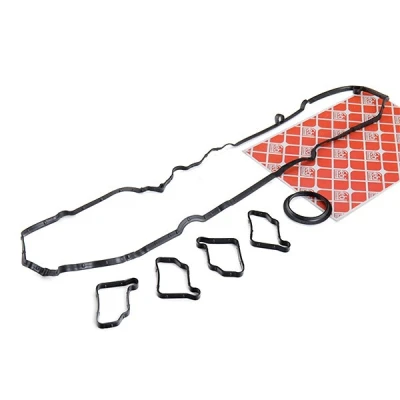 Image of 2710160121, 2710160121S1, 2710160721, 2710160721S1, 2710160921 Gasket Set, rocker cover FEBI BILSTEIN 47927 MERCEDES BENZ: C Class Saloon