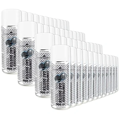 Image of Compressed Gas Duster 48x AABCOOLING Home&amp;Office 400ml K2, Dust Cleaner, Accessories, Air Blower, Canister, Cans of Air, Electronics, Camera and Photo Cleaners