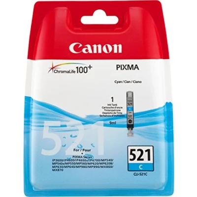 Image of Canon CLI 521C Cyan Ink Cartridge