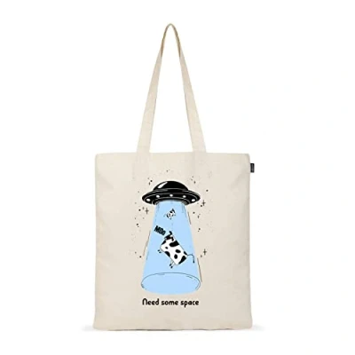 Image of Eco Right Unisex&#039;s Stoffbeutel, Tote Bag Aesthetic, Einkaufstasche Canvas Tragetasche &amp; Stofftasche Damen Dead