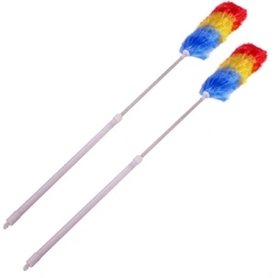 Image of 2 x 1.2M EXTENDABLE BENDABLE ANTI STATIC TELESCOPIC FEATHER DUSTER EXTENDING