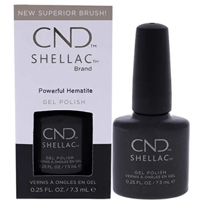 Image of CND Shellac Crystal Alchemy Powerful Hematite 7.3ml0.05