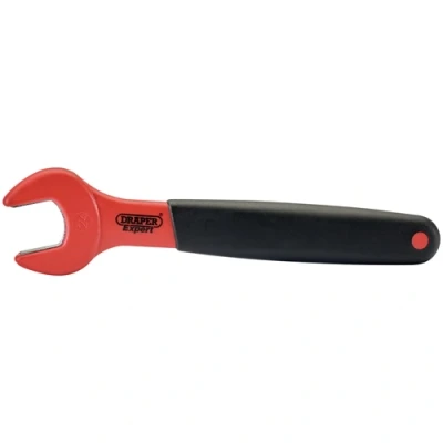 Image of Draper VDE Approved Fully Insulated Open End Spanner, 24mm