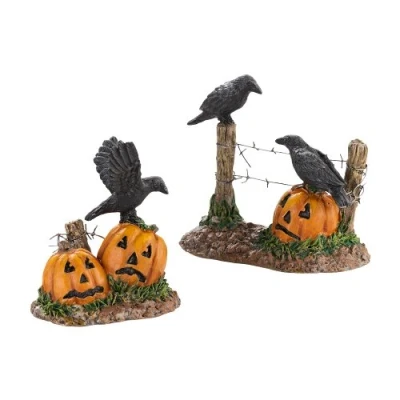 Image of Department 56 Halloween Ravens, Polyresin, Multi Colour, 8.5 x 8 4.5 cm