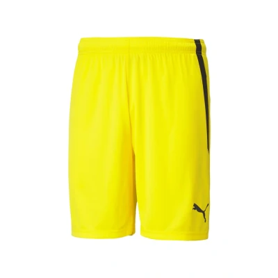 Image of Puma Teamliga Football Shorts, Men&#039;s, Size: XXL, Gelbschwarz