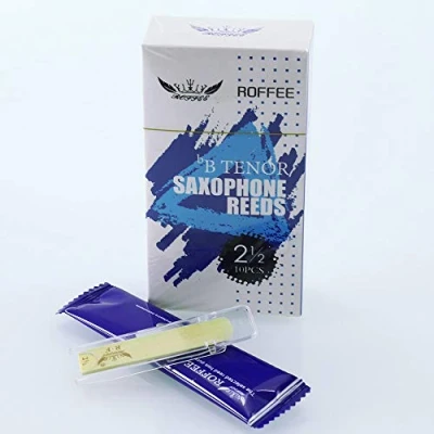 Image of 10 pcs/box Individual Packed Tenor Saxophone Reeds Strength 2.5 High Quality Sax for Professional Sound