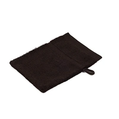 Image of Gözze Bath/Shower Glove/Mitt, Set of 4, Soft and Absorbent, 100% Cotton, 16 x 21 cm Chocolate