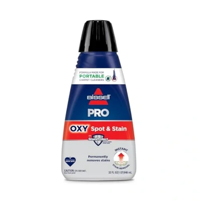 Image of Bissell Professional Spot and Stain + Oxy Portable Machine Formula, 32 oz, 1 Pack, Fl Oz