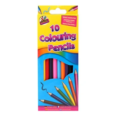 Image of Full Size Colour Pencil 4 Packs = 40 Pencils