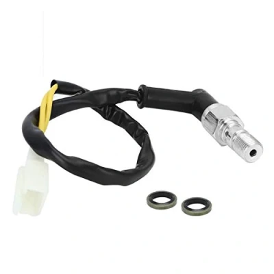 Image of EBTOOLS Motorcycle Hydraulic Brake, M10x1.0 Universal Oil Hose Pump Reinforced Rear Brake Light Switch Pressure Switch(#02 elbow)