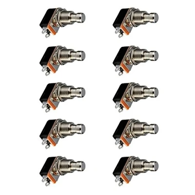 Image of Mintice 10 X Effects Pedal Box Momentary Button Stomp Foot Switch Electric Guitar Metal