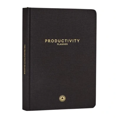 Image of Productivity Planner 2024 Intelligent Change Tools for Time Management and Mindfulness, Daily To Do List, A5 Undated Quarterly (Black)