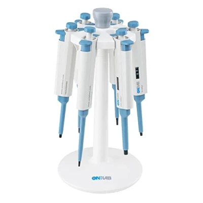 Image of ONiLAB Lab Pipette Round Stand Holder, Holds 6 Pipettes (Pipette Stands) only fit Brand micropipette