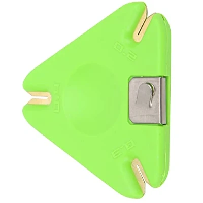 Image of Pwshymi Fishing Coated Braid Stripper Tool Line Removal Cutter Accessory for Outdoor Fishing(Green)
