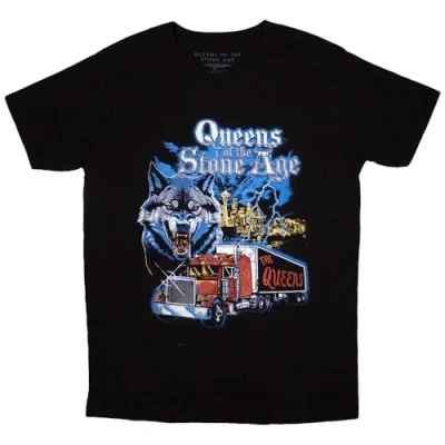 Image of Rock Off officially licensed products Queens of The Stone Age Wold Skyline T Shirt L