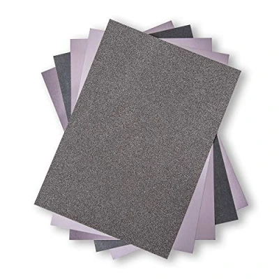 Image of Sizzix Surfacez Opulent Cardstock 664536, Charcoal, 50 Pack, Metal, One Size