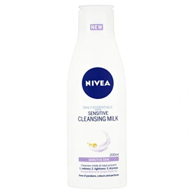 Image of Nivea Daily Essentials Sensitive Cleansing Milk, 200 ml, Pack of 6