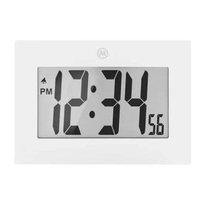 Image of Marathon Large Digital Wall Clock Digit Display with Alarm &amp; Fold Out Table Stand Ideal Kitchen or as a for Bedroom