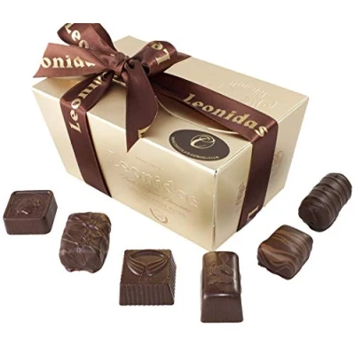 Image of Leonidas Dark Chocolate Classic Selection, 22 Rich Belgian Truffles &amp; Ganache, in Gift Box